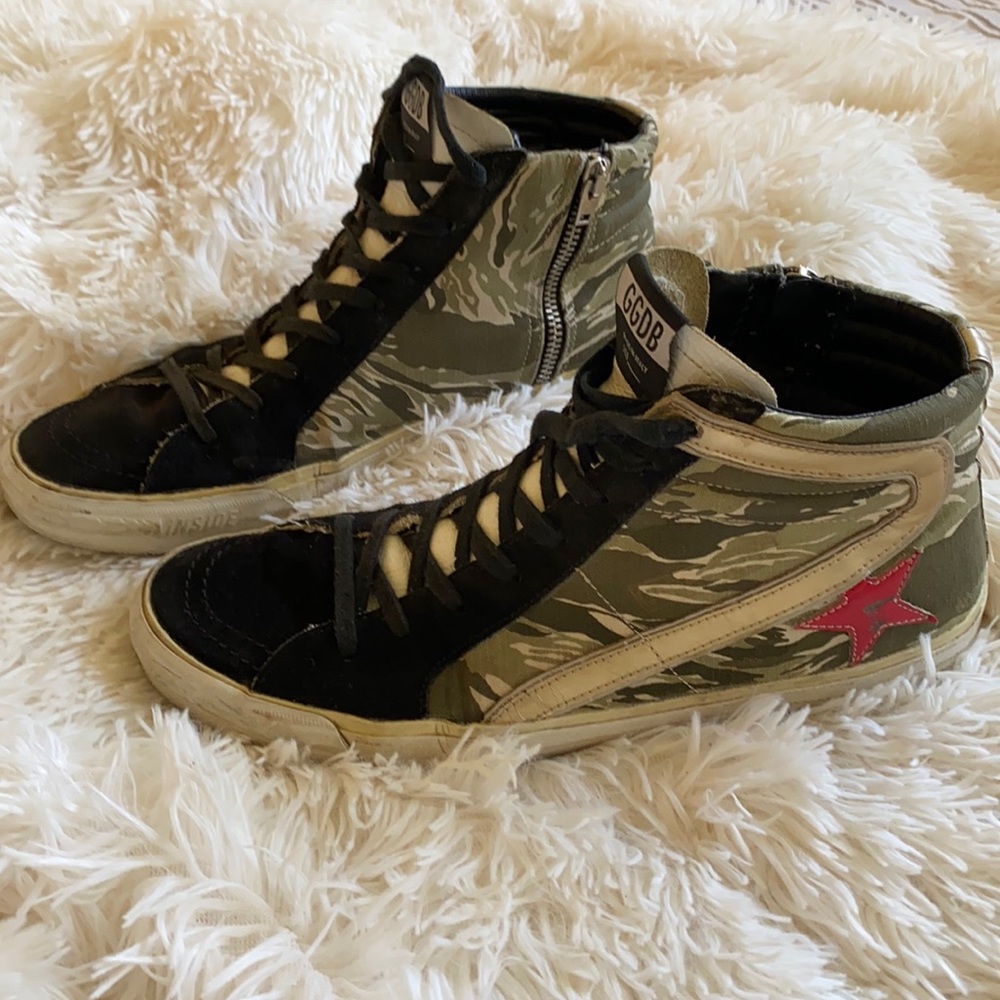 Golden Goose Camouflage Sneakers sz 40 (9)